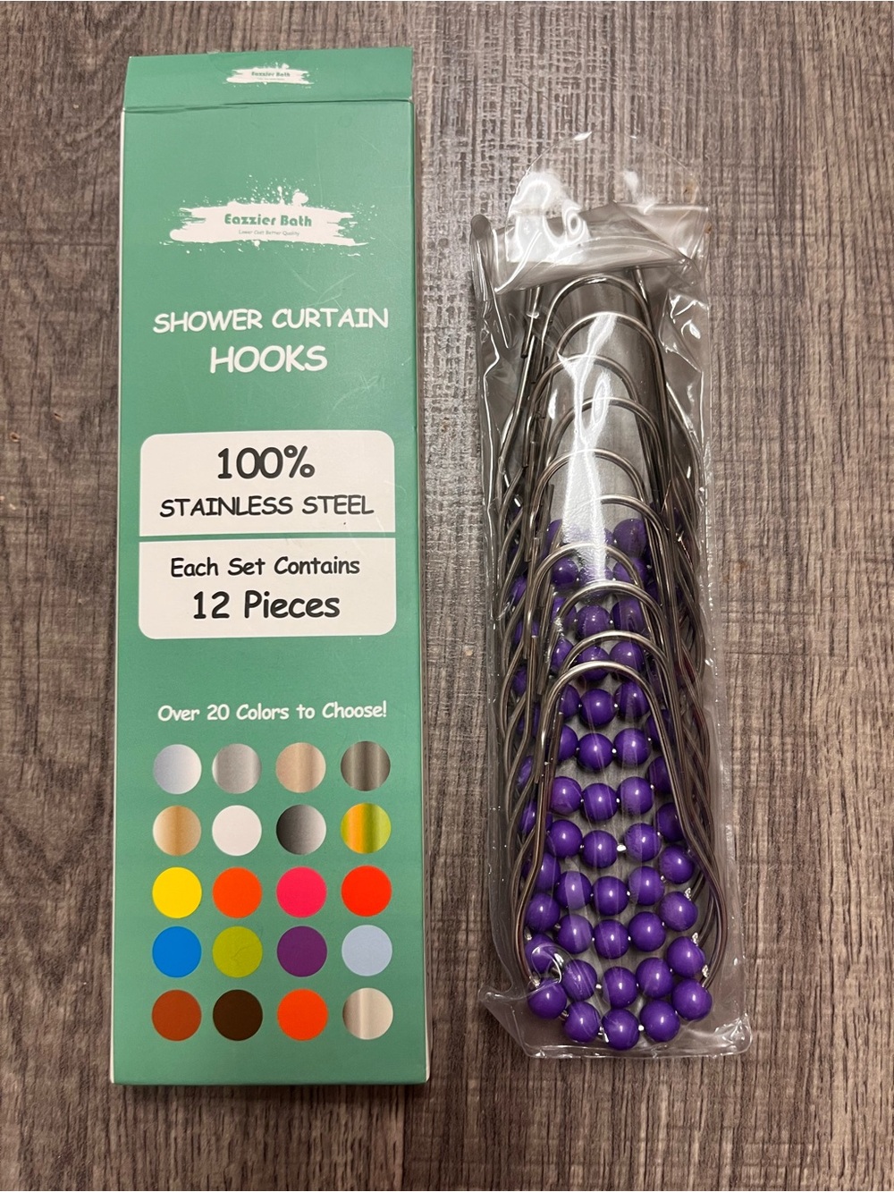 Shower Curtain Rings - Picture 2 of 2